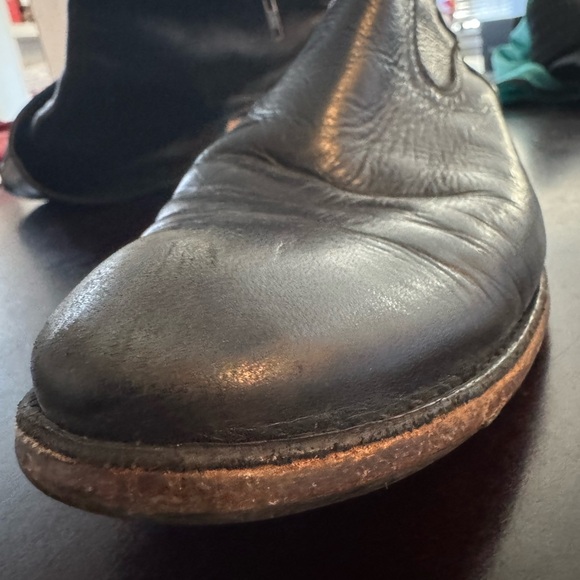 Frye Black Over the Knee Leather Boots - Picture 9 of 11